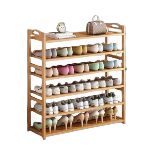 Rangement de chaussures à 5 niveaux étagère à chaussures en bambou