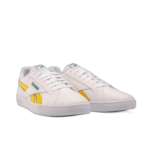 Reebok court retro baskets unisexe ftwwht/drkgrn/clayel