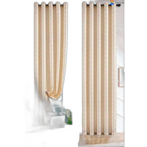 Rideaux 2 pièces beige pour salon ou chambre 2 pièces