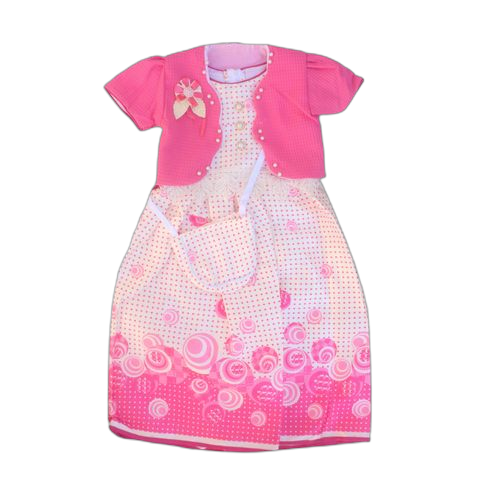 Robe de fête fillette avec sacoche et boléro
