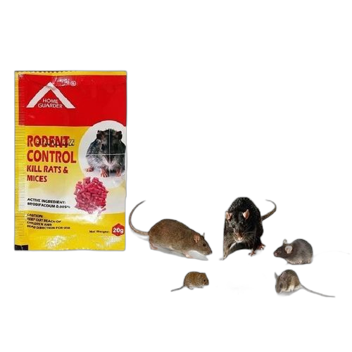 Rodent control mice poison pellets. pour souris et rats 10 paquets de 20g