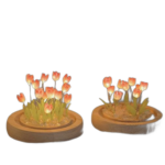 Rose 9 pcs diy simulation tulipe veilleuse alimentée par batterie