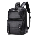 Sac a dos en cuir pu souple sac a dos ordinateur portable marron
