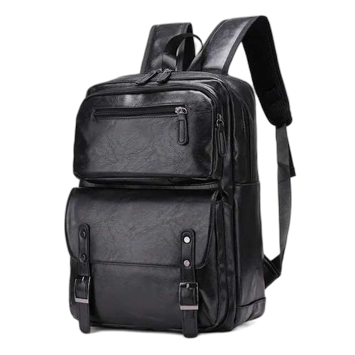 Sac a dos en cuir pu souple sac a dos ordinateur portable marron