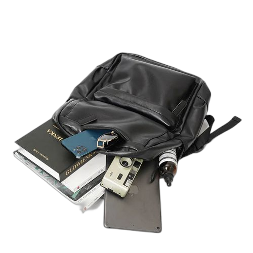 Sac a dos ordinateur en cuir décontracte haute qualité