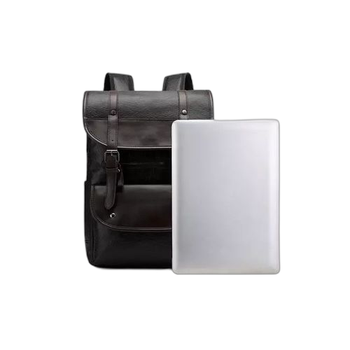 Sac à dos cuir multifonction pour ordinateurmarron