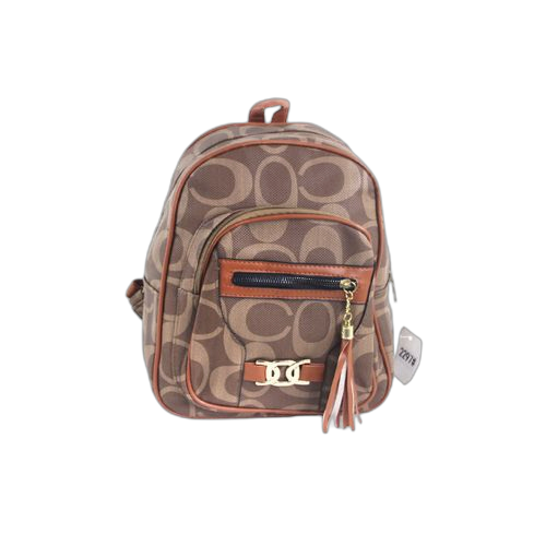 Sac à dos enfant marron/beige