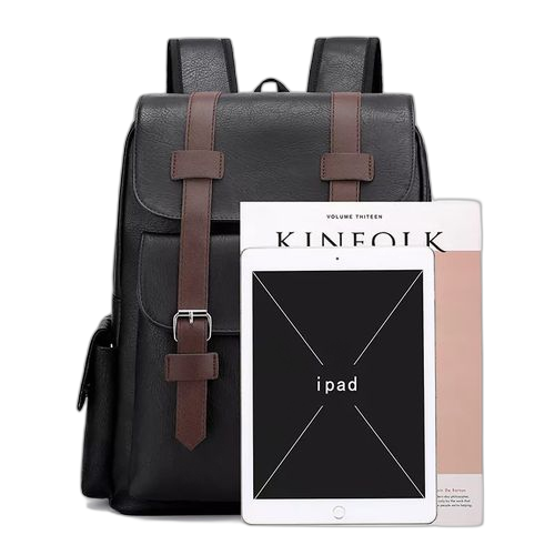 Sac à dos simili cuir 2k22 unisexnoir