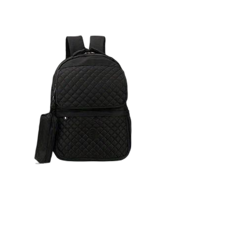 Sac à dos +trousse de couleur unie pour adolescent/e multifonctions – Image 4