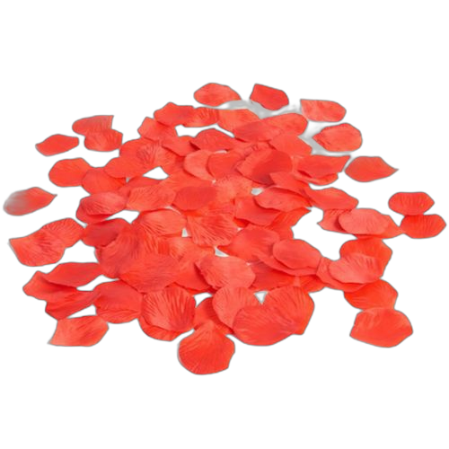 Sachet de 50 pétales de rose forme coeur imprimés i love you rose fushia