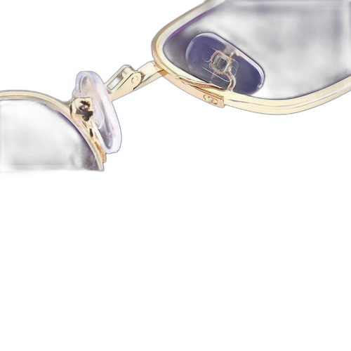 Sai lunettes de lecture presbytes anti rayons bleus pliantes avec étui et chiffon de nettoyage, + 1,50 d (or)