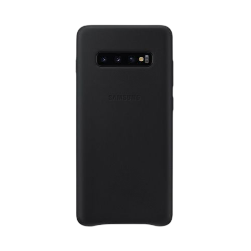 Samsung coque en cuir samsung s10+ noir