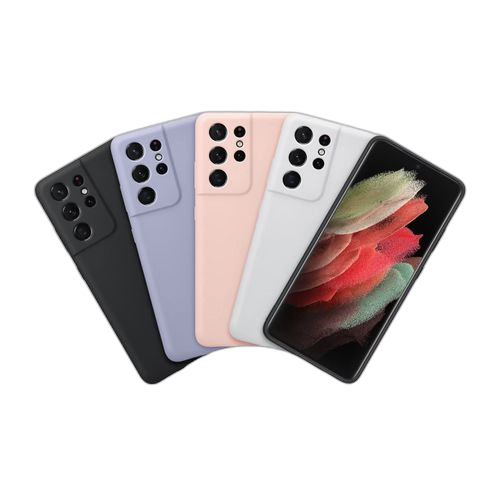 Samsung coque en silicone samsung s21 ultra rose