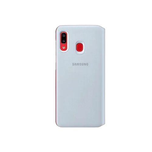 Samsung etui portefeuille pour galaxy a20 blanc