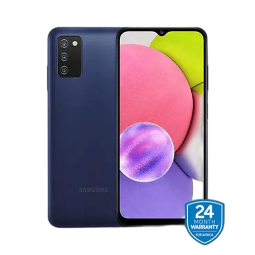 Samsung galaxy a03s 6.5" ram 3go, mémoire 32go 5000mah 4g bleu