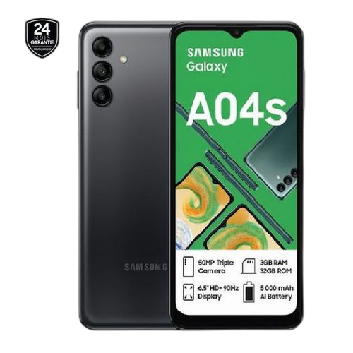 Samsung galaxy a04s ram 3go rom 32go noir