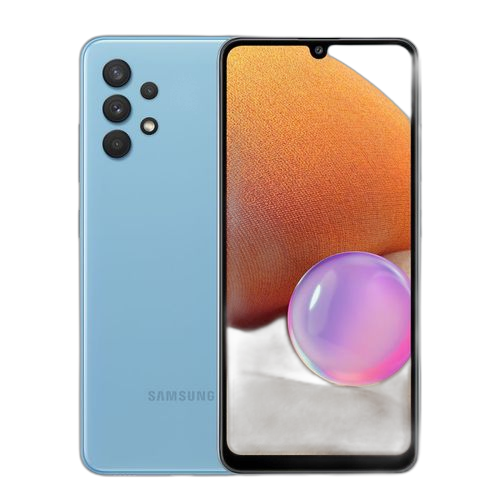 Samsung galaxy a32 rom 128go ram 6go 64+8+5+5mp bleu 24 mois de garantie