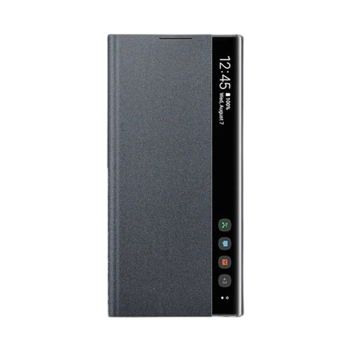 Samsung pochette samsung note 10 etui clear view noir