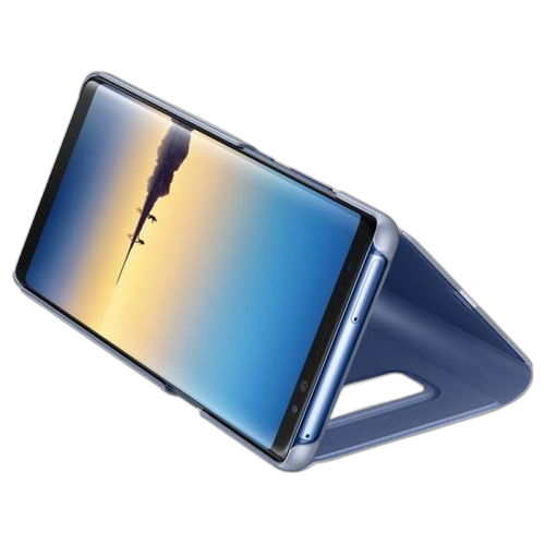 Samsung pochette samsung note 8 etui clear view bleu profond