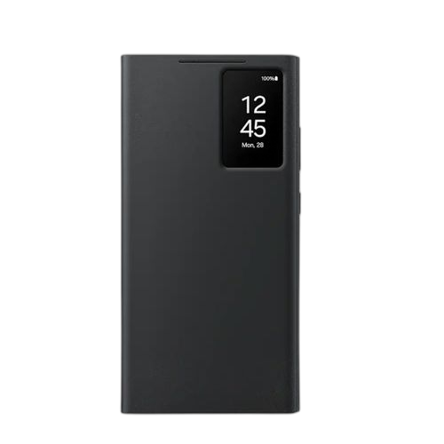 Samsung étui smart view avec porte carte pour galaxy s24 ultra black