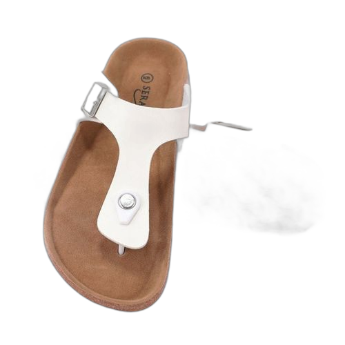 Sandale orthopédique blanc doigts(fabrication locale)