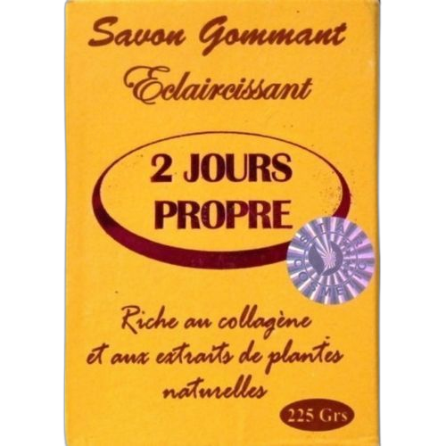 Savon gommant éclaircissant 2 jours propres 225 gr