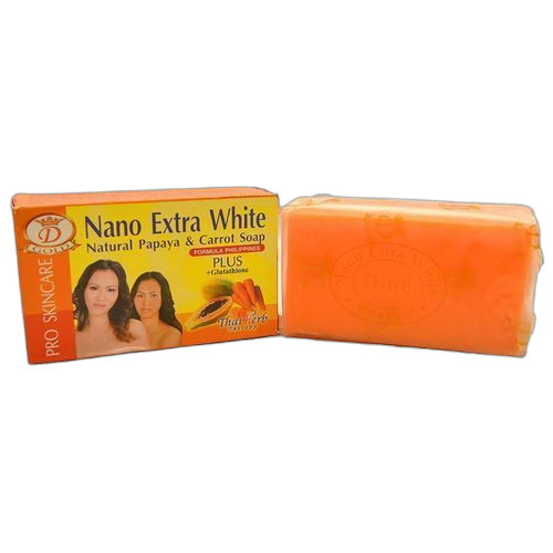 Savon nano extra white naturel papaye et carotte 160 gr