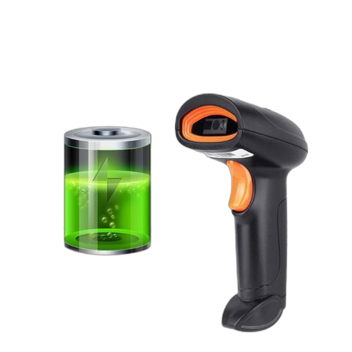 Scanner de codes barres 2d sans fil, lecteur de codes barres laser rapide et portable