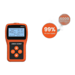 Scanner de voiture ms309 pro obd2 scanner diagnostic de moteur noir/orange