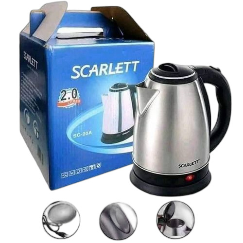 Scarlett bouilloire electrique en inox 2l