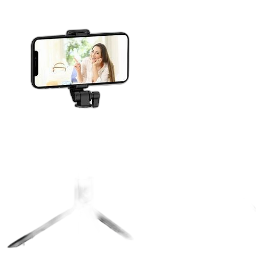 Selfie bluetooth trépied stick avec lumière led + télécommande