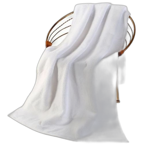 Serviette de bain 100% coton 1,5 x 1m blanc