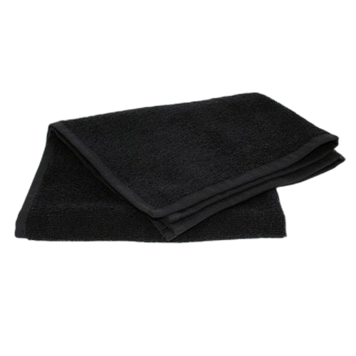 Serviette noire en coton qualité supérieure noire doux