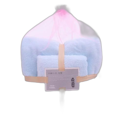 Serviettes de bain 2 pcs légère, absorbante (35x75cm +70x140cm) bleu
