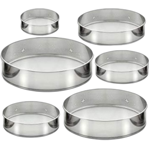 Set de 6 tamis ( passoir) rond en acier
