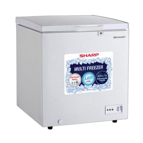Sharp congélateur horizontal 130 litres scf k130 wh2