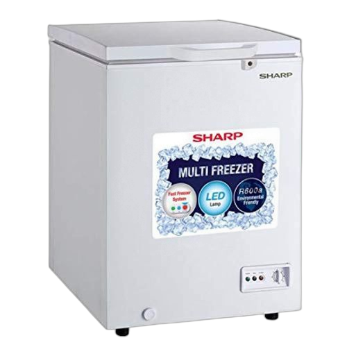 Sharp congelateur horizontal 130l scf k130x wh2 garantie 12 mois
