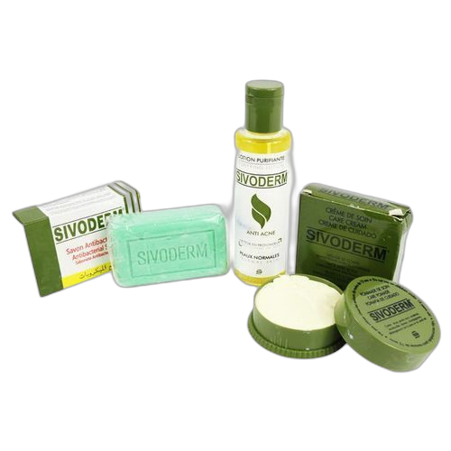Sivoderm gamme sivoderme 3 pièces1 savon 80g 1 surlet 25get une lotion 90ml