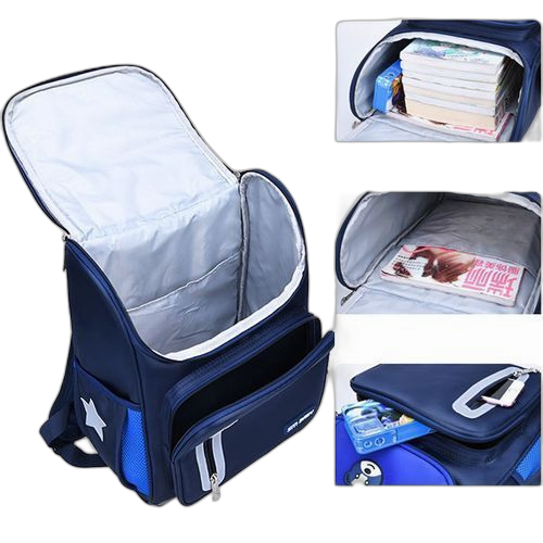 Sm sac à dos scolaire sm baby taille moyenne bleu
