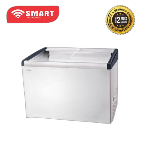 Smart technology congélateur horizontal vitrine 253 litres stccv 517 garantie 12 mois
