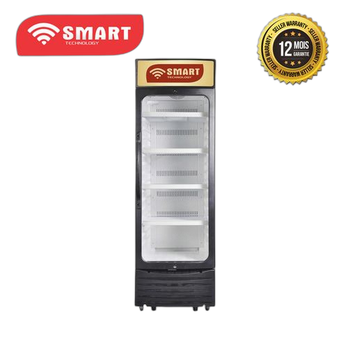 Smart technology congélateur vertical vitrine 250 litres noir stcdv 788 garantie 12 mois