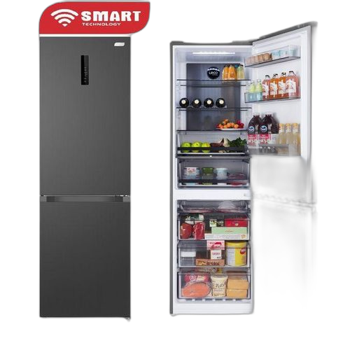 Smart technology refrigerateur combine 402l3 tiroirs (stcb 997m)garantie 12 mois