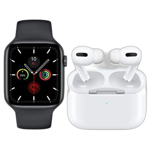 Smart watch dm01 + écouteurs bluetooth sans fil +braceletsnoir