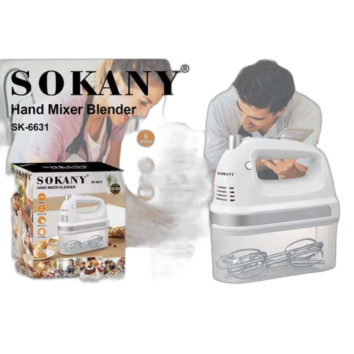 Sokany batteuse électrique à main 220 240v, avec boîte de rangement