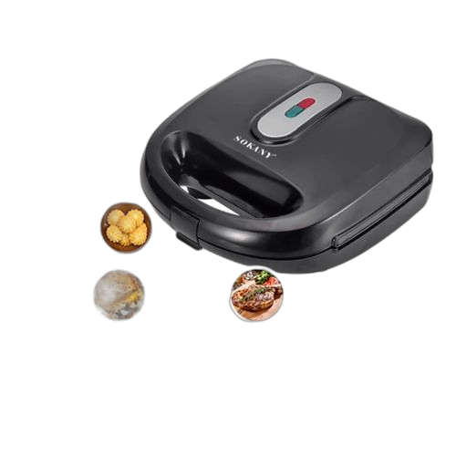 Sokany gaufrier et machine à sandwich 7 en 1 grand modèle