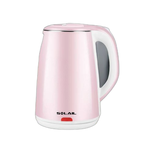 Solail bouilloire electrique 2 litres en inox k3021500w bleu garantie 1an