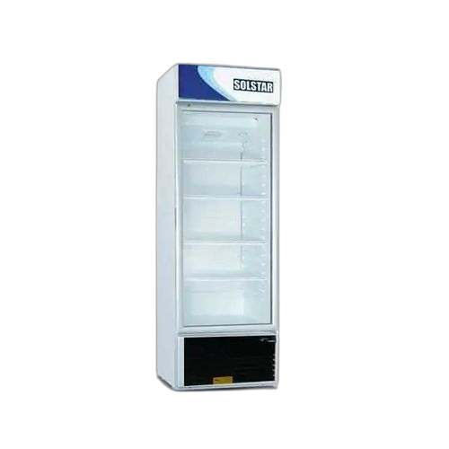 Solstar réfrigérateur vitré vertical solstar vc 3300 ss whb 330 l 12 mois