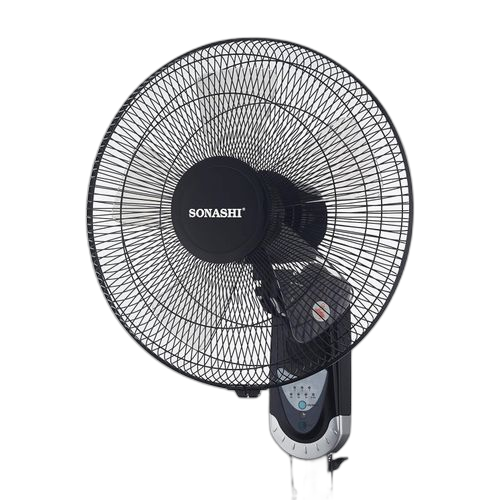 Sonashi ventilateur mural sonashi 16 pouces avec télécommande sf 8007wr