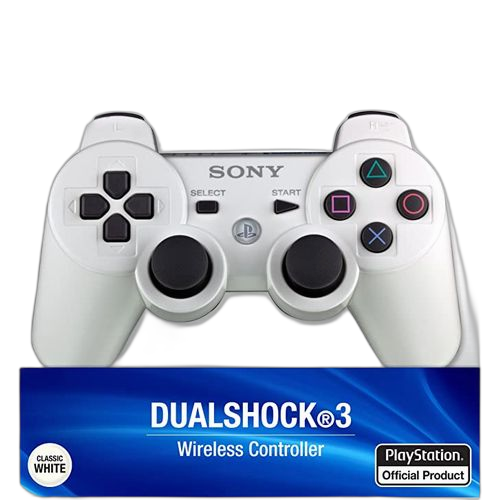 Sony manette ps3 blanche dualshock 3 blanche