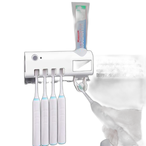 Stérilisateur de brosss + 4 brosse à dents+ pate dentifrice